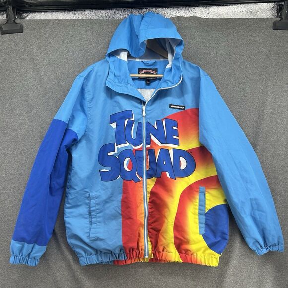Space Jam Looney Tunes Members Only Windbreaker Jacket Men's Large Warner Bros - Picture 1 of 9